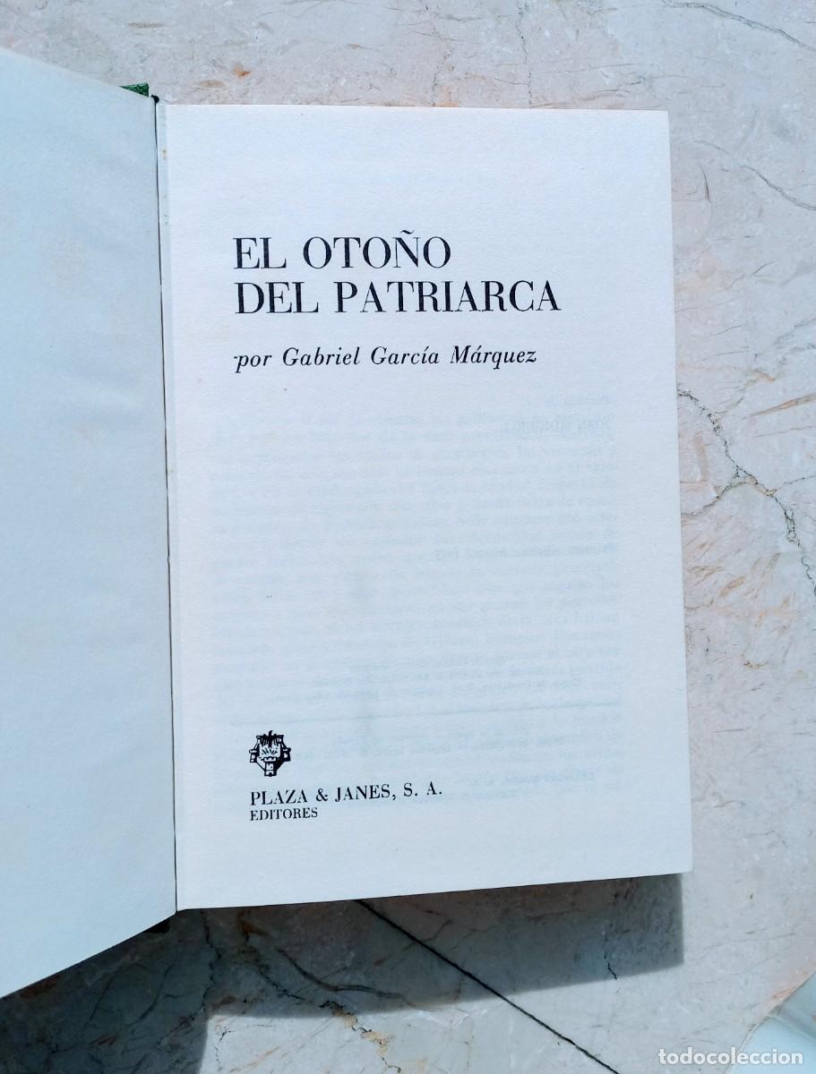 Libros de segunda mano: 1ra Edici&oacute;n M&aacute;rquez El Oto&ntilde;o del Patriarca - Foto 4