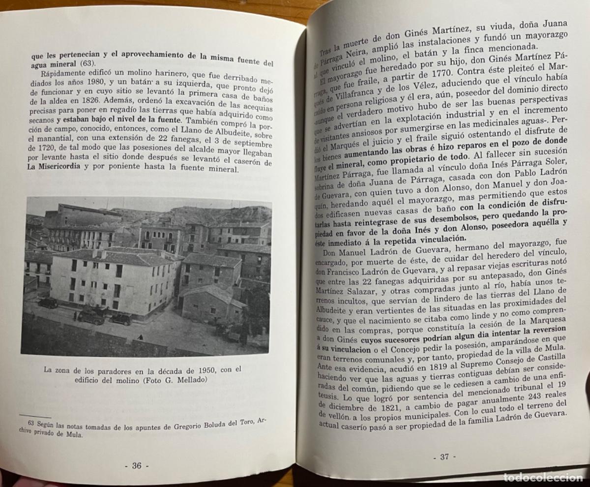 Libros de segunda mano: MULA- BA&Ntilde;OS- APROXIMACION HISTORIA- 1996 - Foto 6