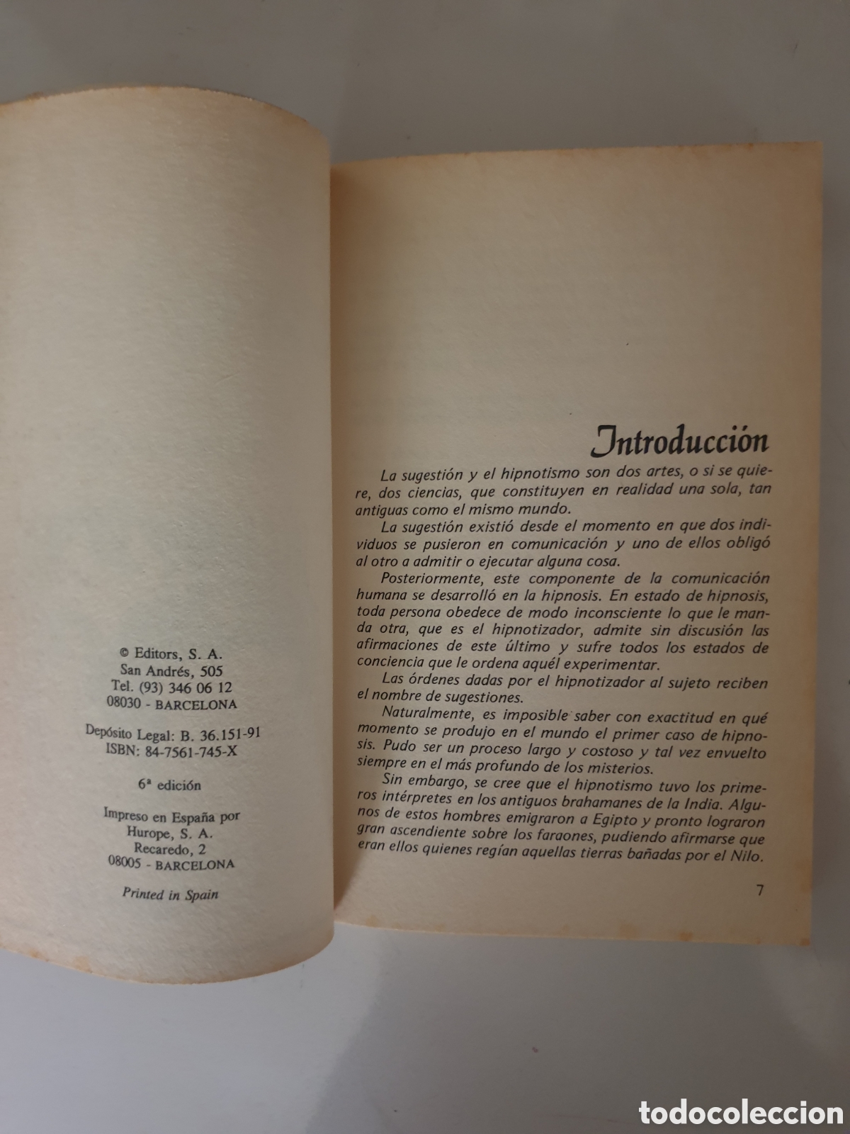 Libros de segunda mano: APRENDER A HIPNOTIZAR. G.C. PIETRANGELI. E. EDITORS - Foto 3