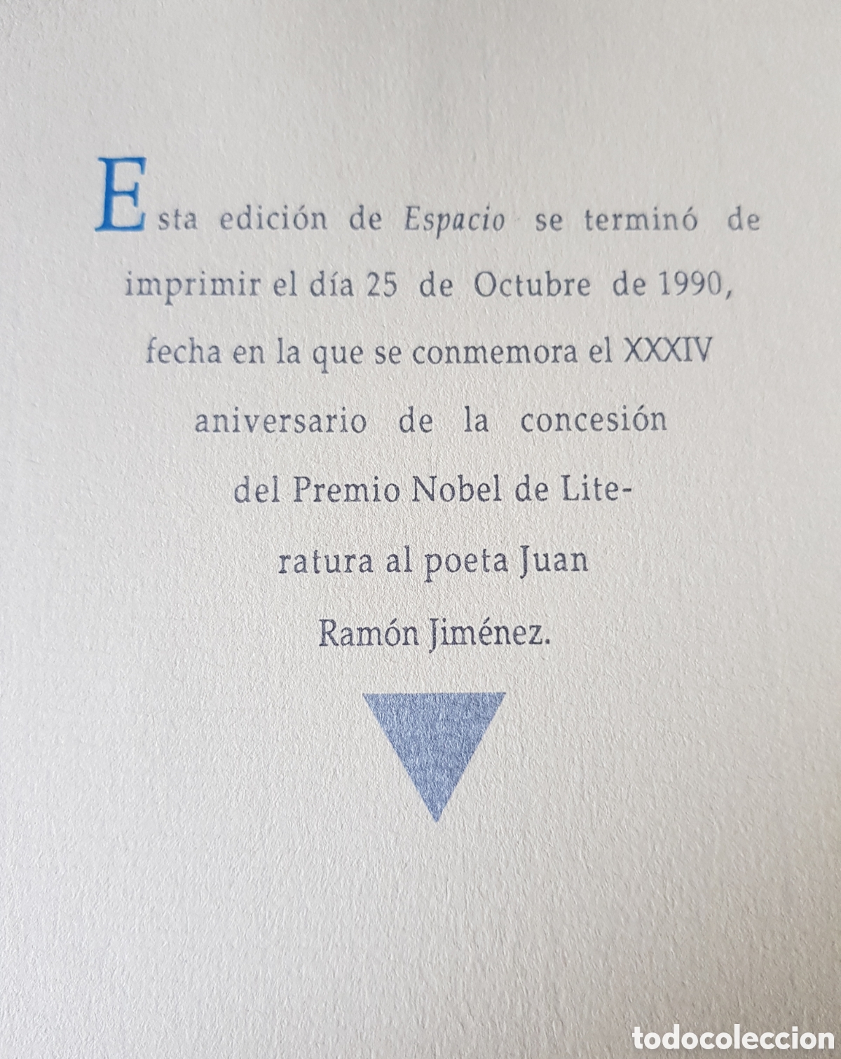 Libros de segunda mano: Ediciones de la fundaci&oacute;n &rdquo;Juan Ram&oacute;n Jim&eacute;nez &rdquo;1990 - Foto 10