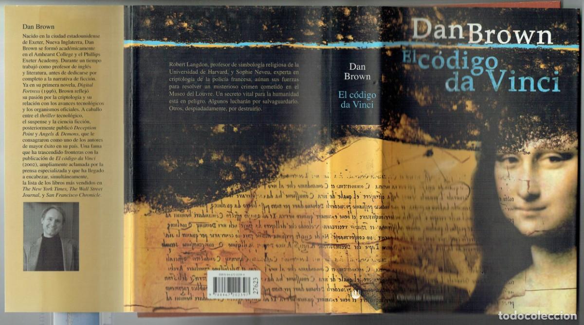 Libros de segunda mano: DAN BROWN. EL C&Oacute;DIGO DA VINCI. CIRCULO DE LECTORES. 2003. (B/40) - Foto 1