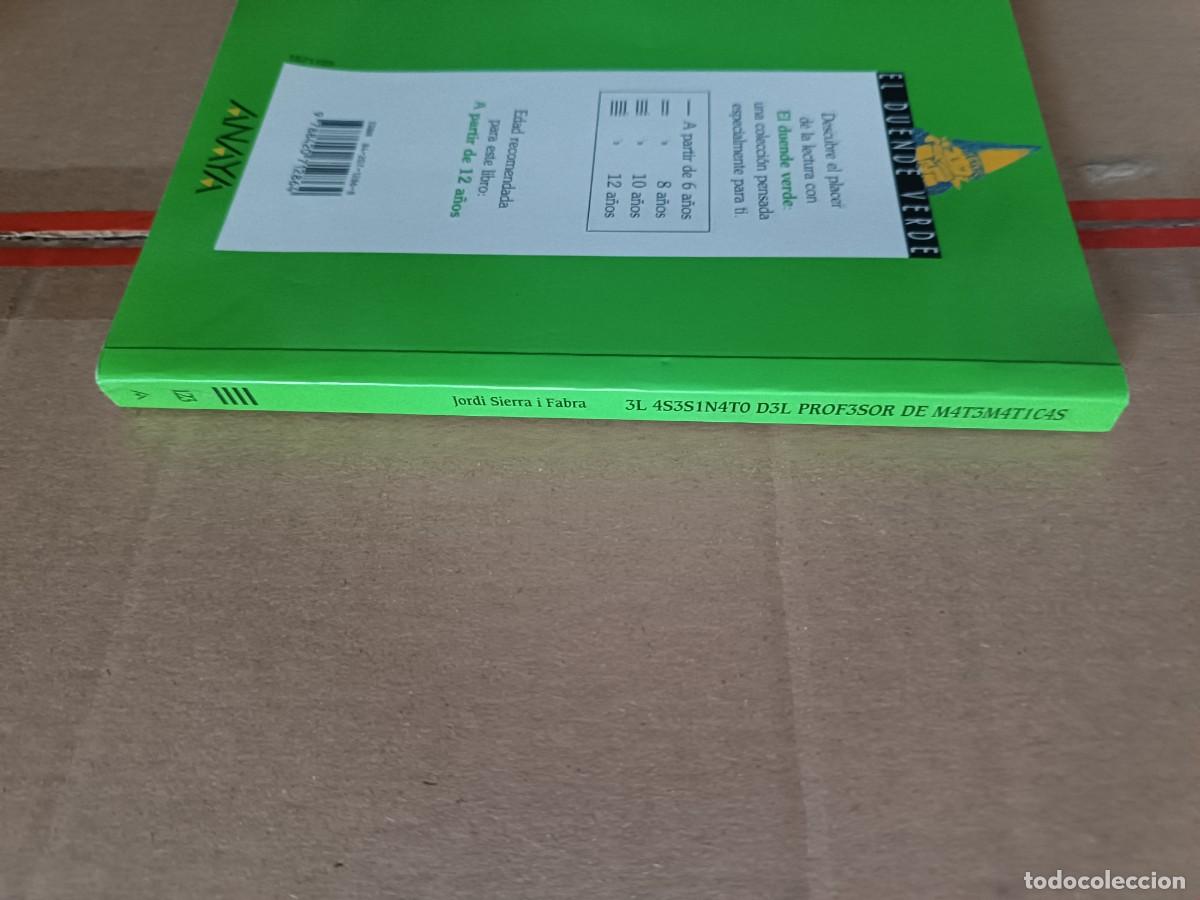 Libros de segunda mano: EL ASESINATO DEL PROFESOR DE MATEMATICAS ANAYA - Foto 3
