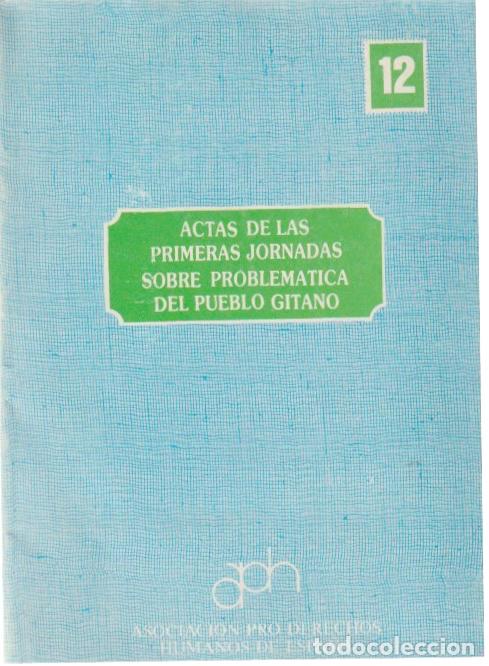 Libros de segunda mano: * GITANOS * Actas de las primeras jornadas sobre problem&aacute;tica del pueblo gitano.- 1987 - Foto 1