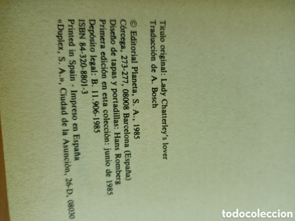 Libros de segunda mano: El amante de lady Chatterley - D.H. Lawrence - Foto 3