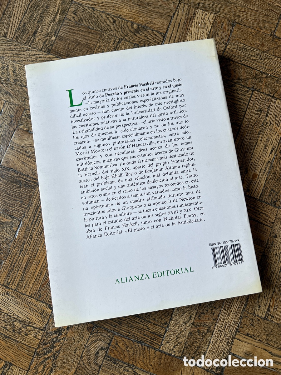 Libros de segunda mano: Pasado y presente en el arte y en el gusto - Francis Haskell - Alianza (1989) - Foto 5