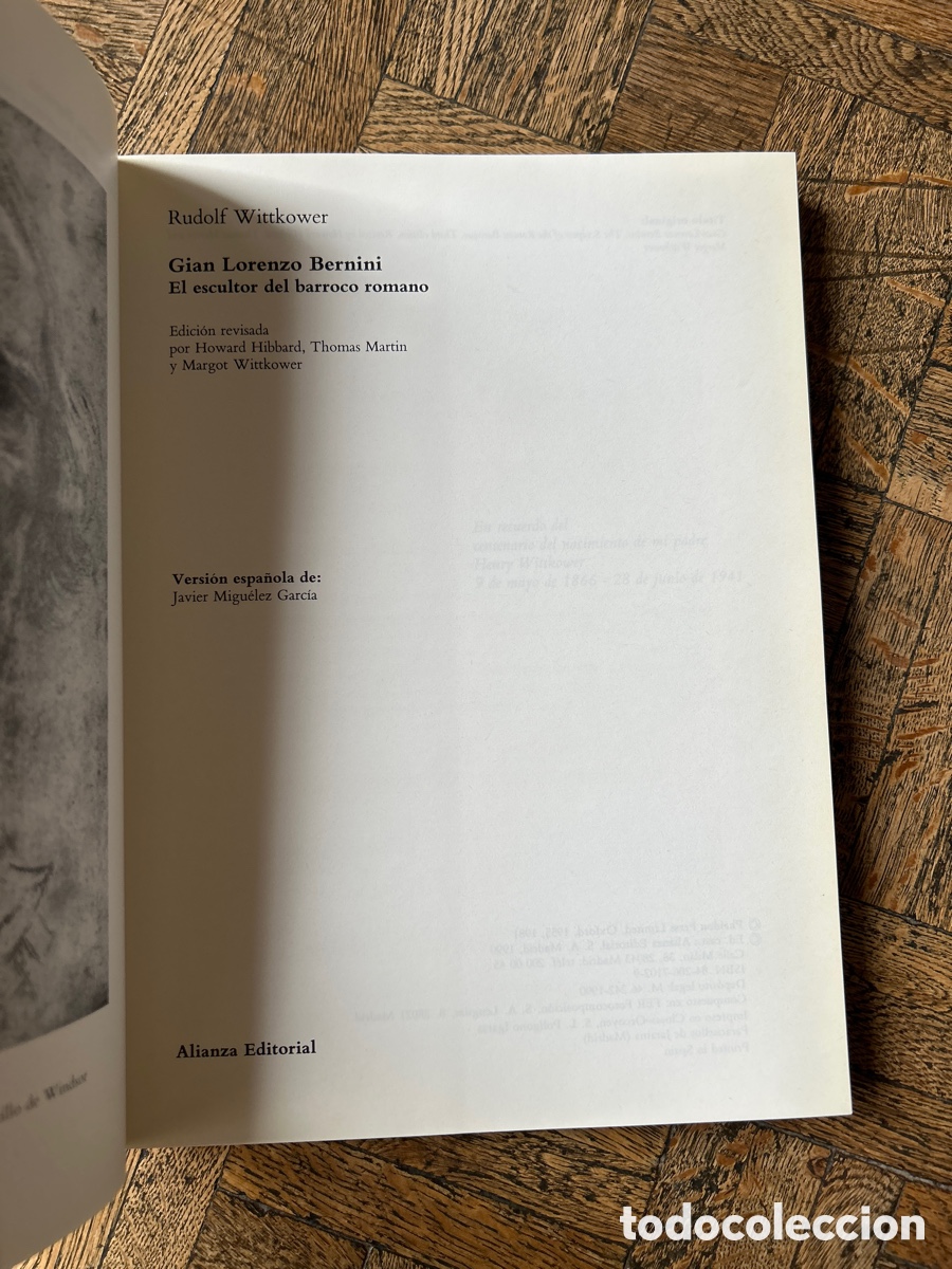 Libros de segunda mano: Gian Lorenzo Bernini - Rudolf Wittkower - Alianza (1990) - Foto 3