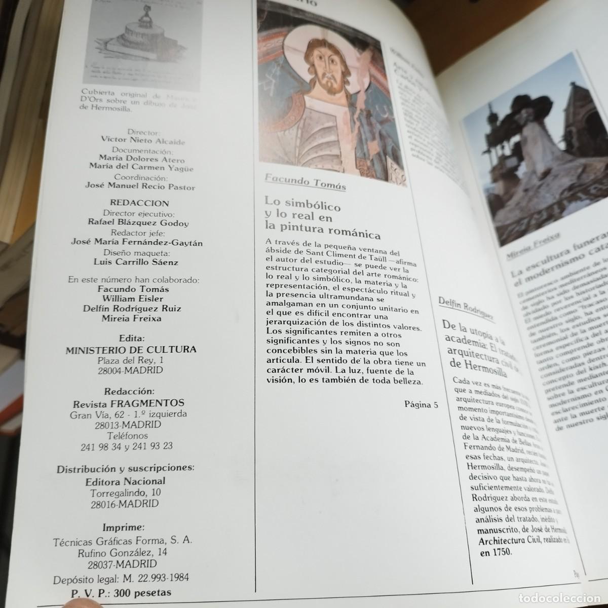 Libros de segunda mano: FRAGMENTO, N 3 / CON-AR-02 / REVISTA - Foto 4