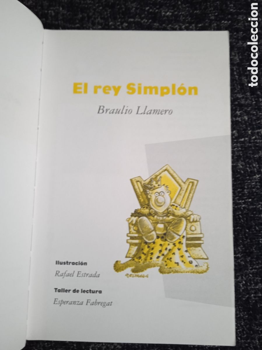 Libros de segunda mano: EL REY SIMPLON / BRAULIO LLAMERO -ED. BRU&Ntilde;O - Foto 2