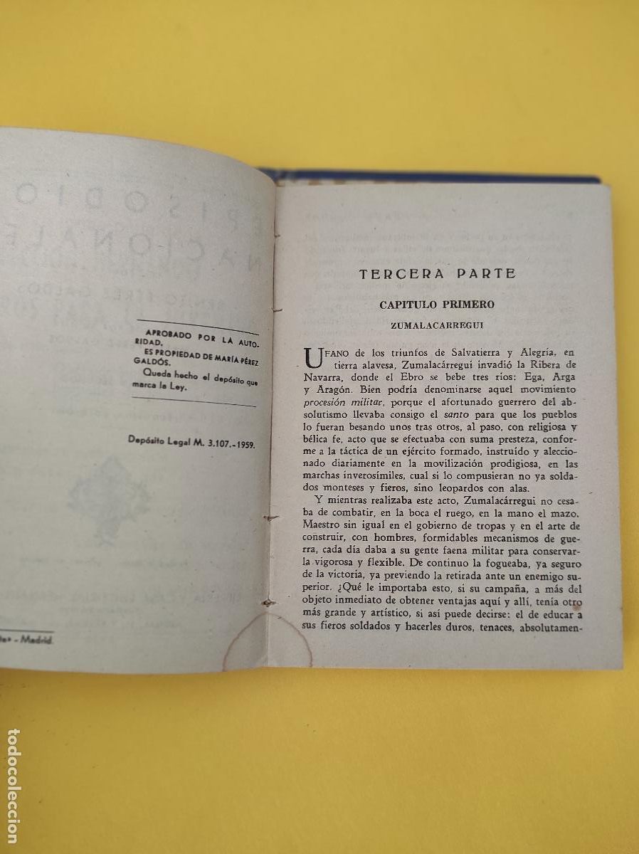 Libros de segunda mano: EPISODIOS NACIONALES (segundo tomo) - Gald&oacute;s - Foto 3