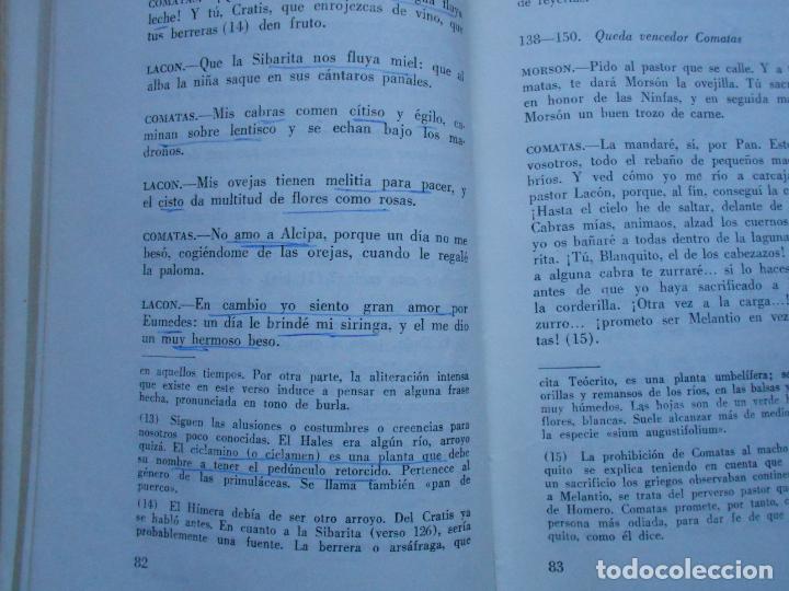 Libros de segunda mano: TE&Oacute;CRITO IDILIOS AGUILAR - Foto 2