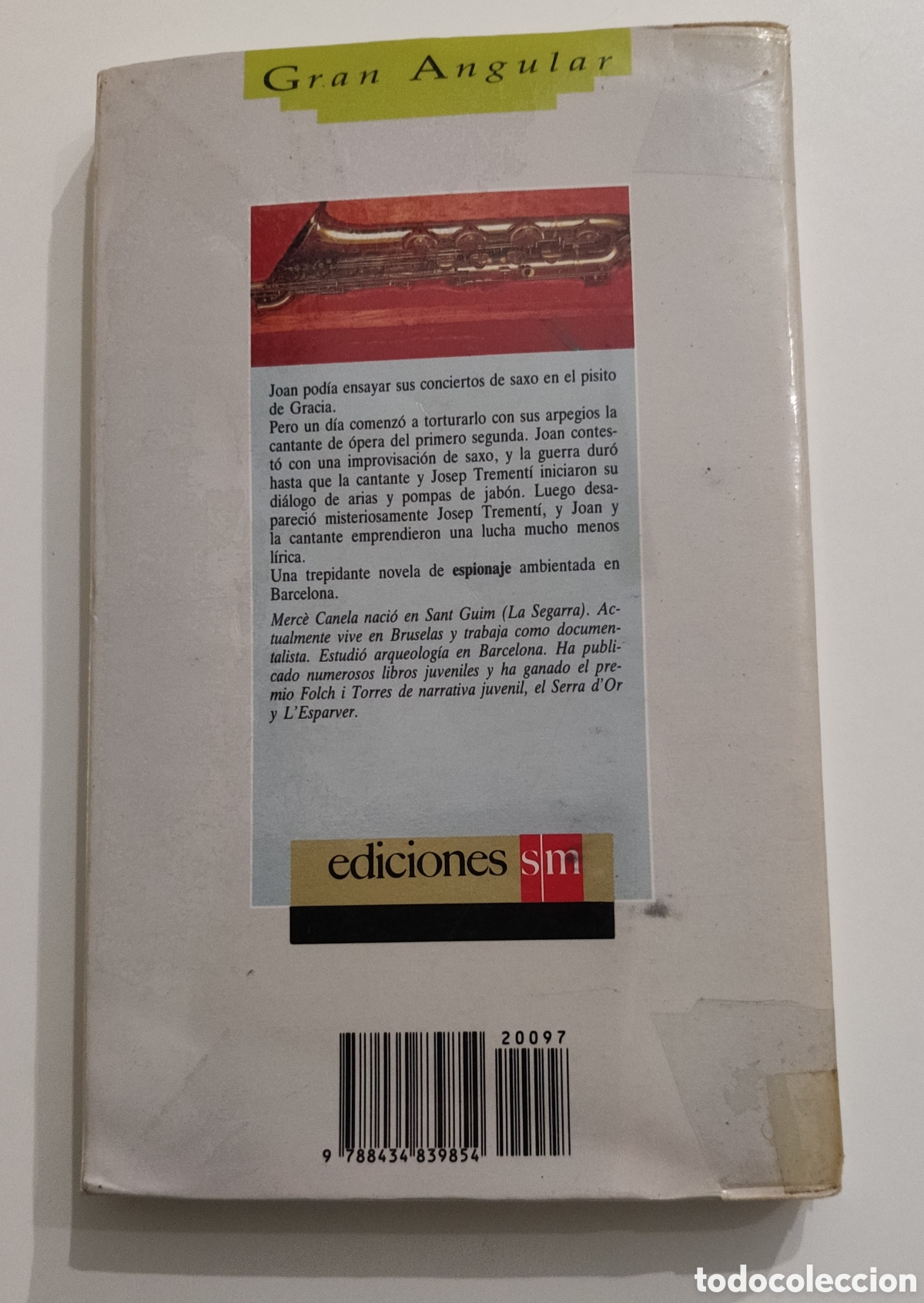 Libros de segunda mano: Partitura para saxo. Merc&eacute; Canela. - Foto 2