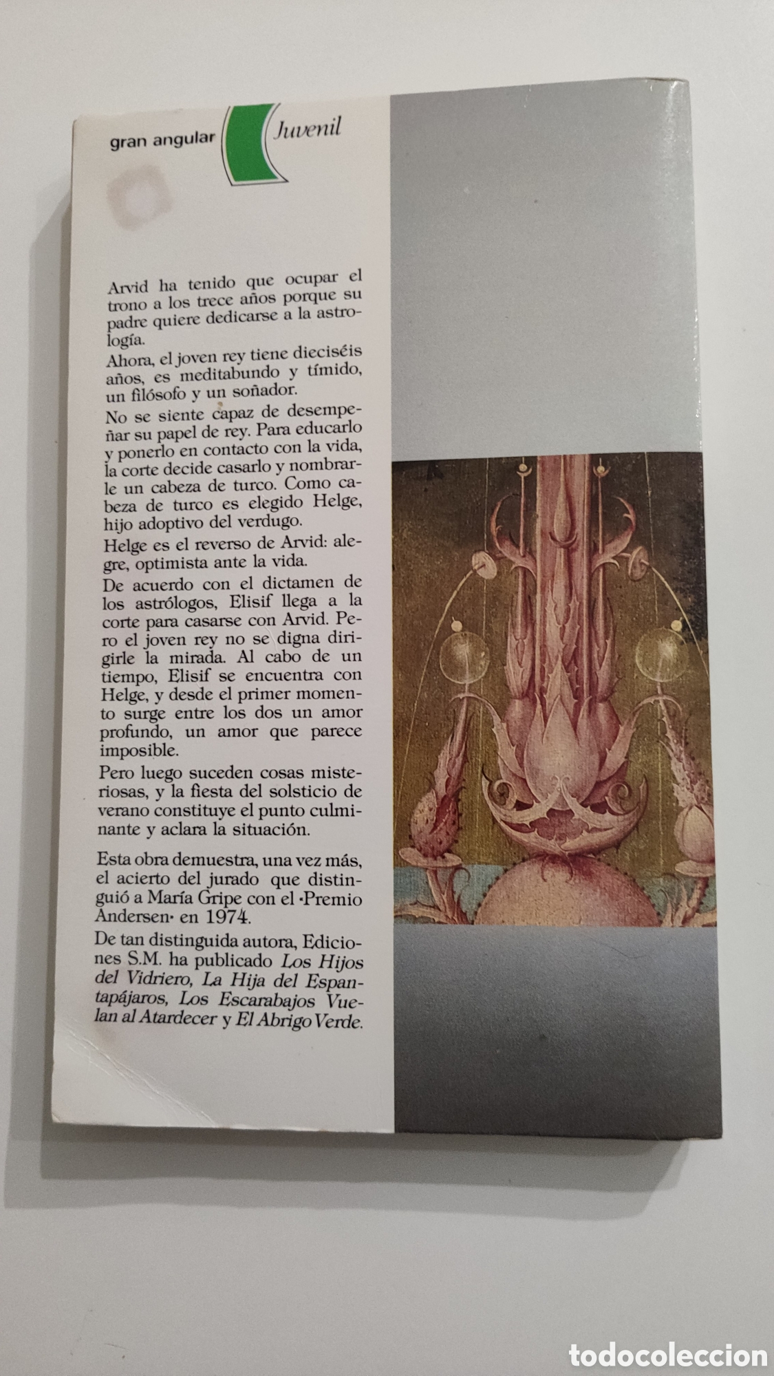 Libros de segunda mano: El rey y el cabeza de turco. Mar&iacute;a Gripe. - Foto 2