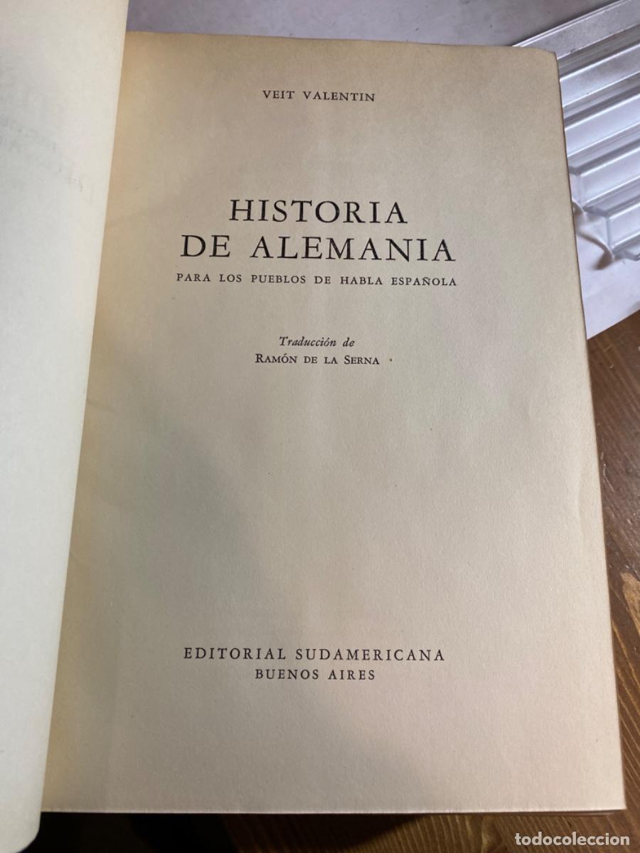 Libros de segunda mano: HISTORIA DE ALEMANIA VEIT VALENTIN 1947 - Foto 2