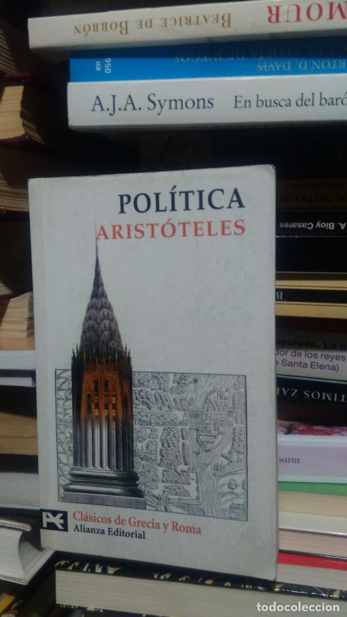 Libros de segunda mano: POL&Iacute;TICA, ARISTOTELES, ED. ALIANZA - Foto 1