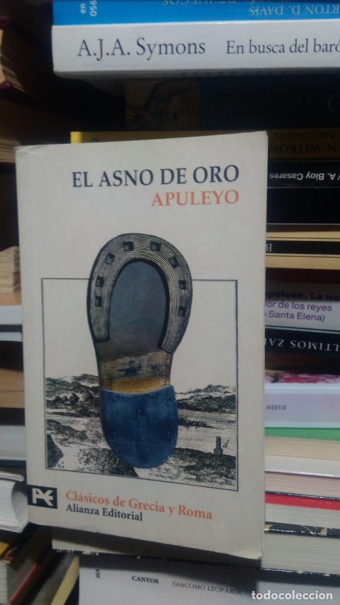 Libros de segunda mano: EL ASNO DE ORO, APULEYO, ED. ALIANZA - Foto 1