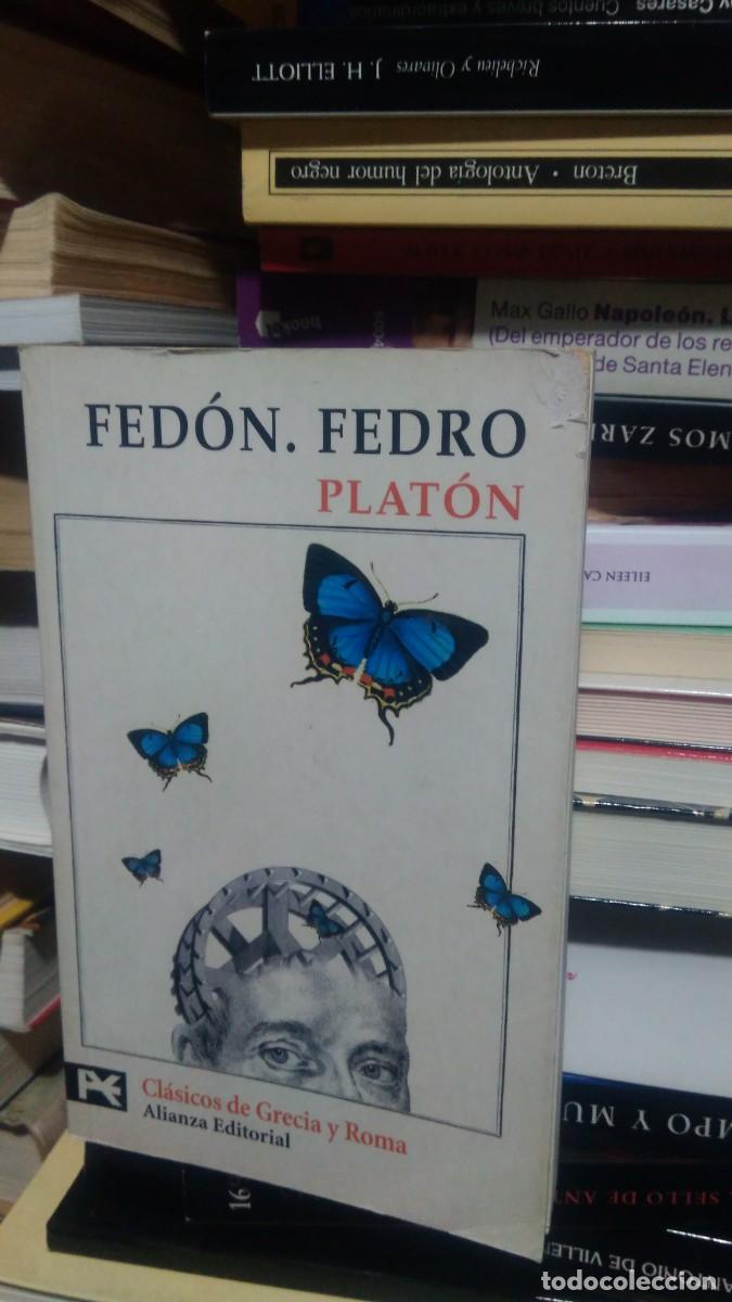 Libros de segunda mano: FEDON FEDRO, PLATON, ED. ALIANZA - Foto 1