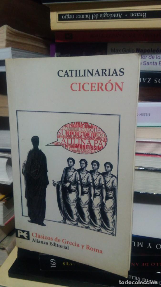 Libros de segunda mano: CICERON, CATILINARIAS, ED. ALIANZA - Foto 1