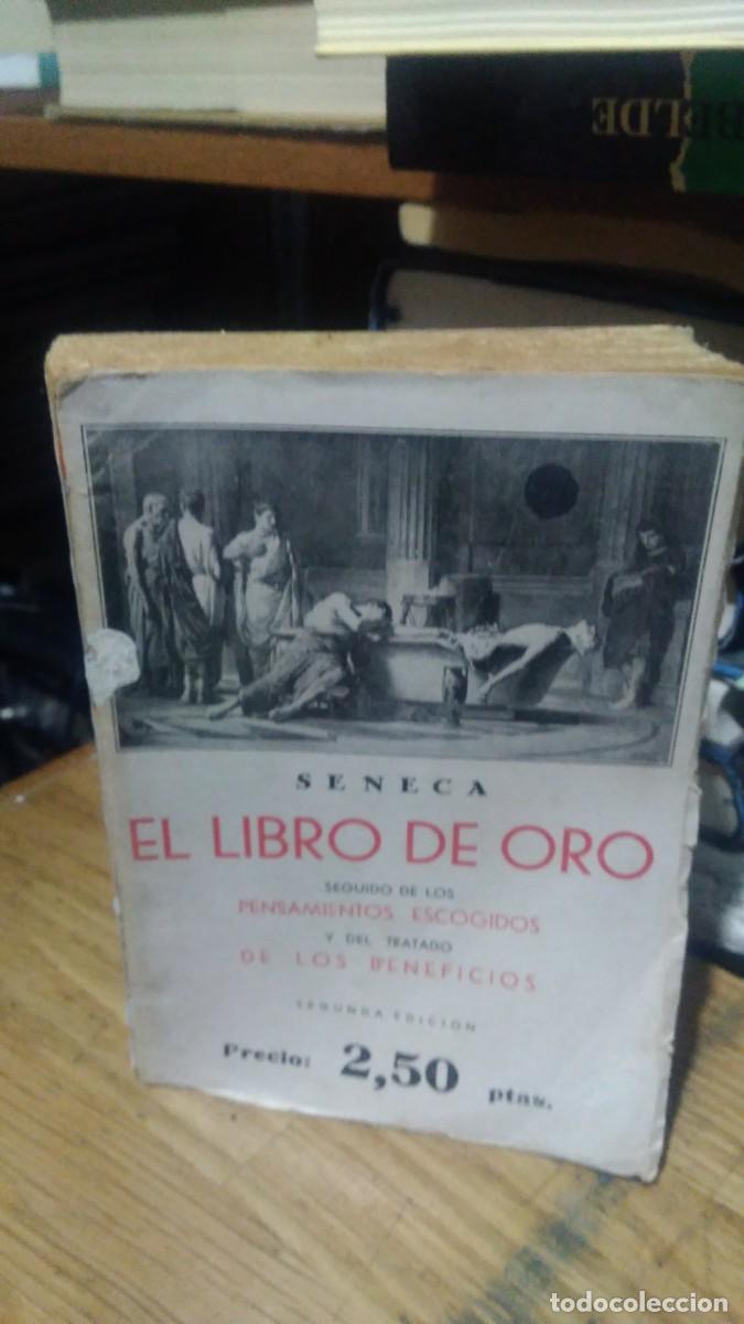 Libros de segunda mano: EL LIBRO DE ORO, SENECA, BIBLIOTECA DE BOLSILLO N. 30 - Foto 1