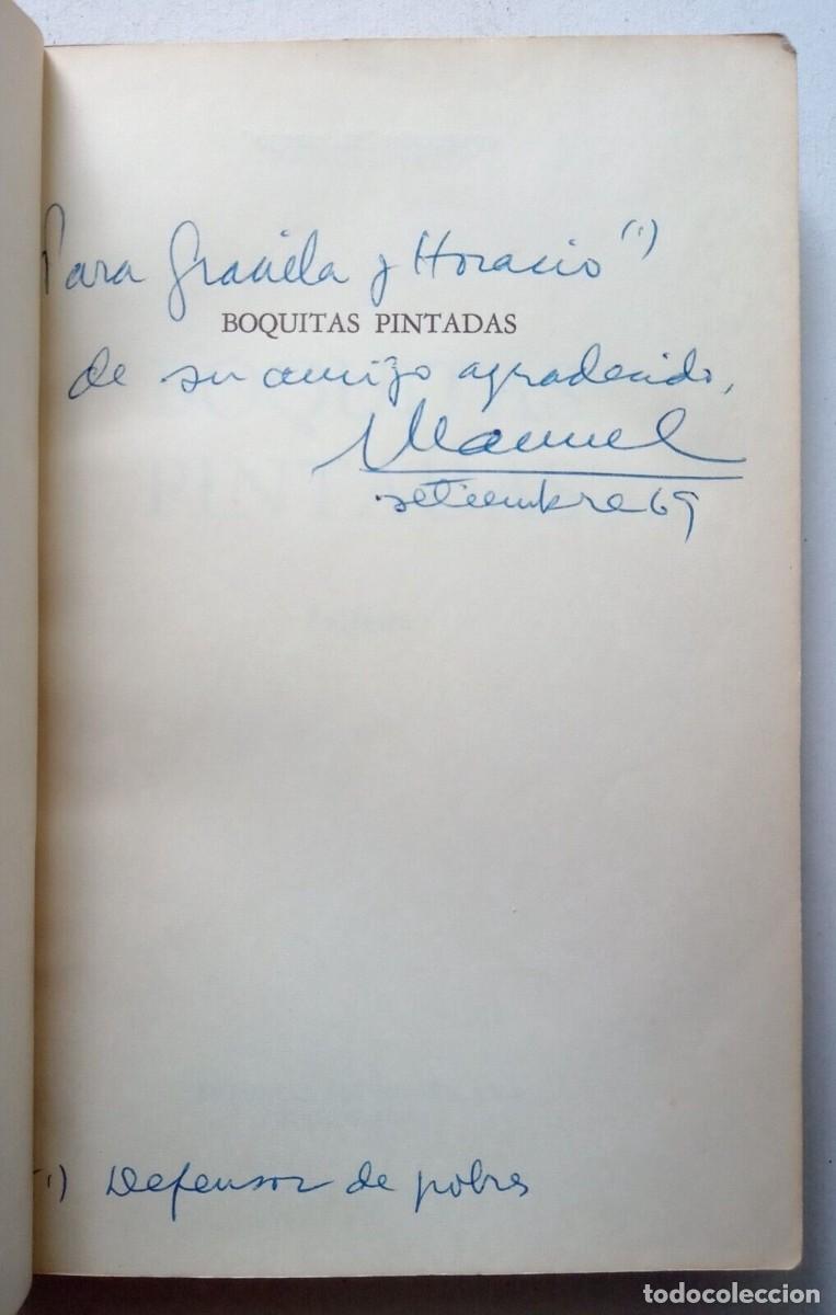 Libros de segunda mano: Puig, Manuel - Boquitas Pintadas - Primera Edici&oacute;n - (1969) - SIGNED - Foto 2