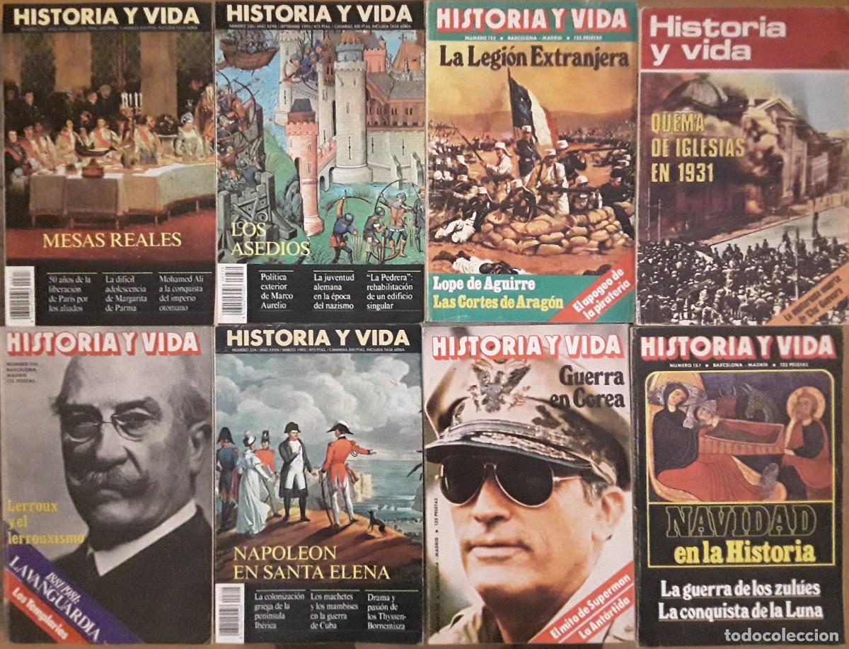 Libros de segunda mano: LOTE HISTORIA Y VIDA. 8 N&Uacute;MEROS. - Foto 1