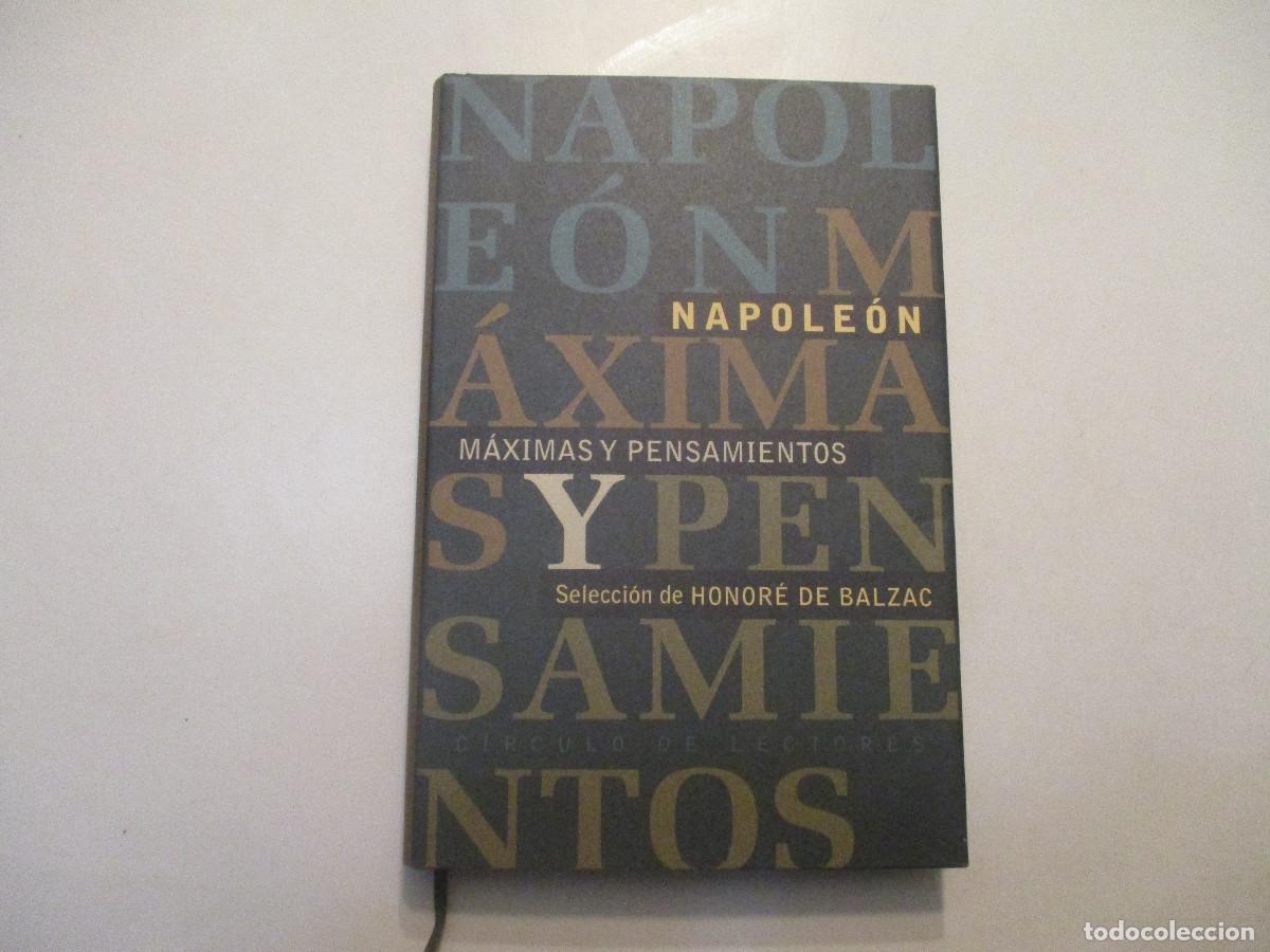 Libros de segunda mano: NAPOLE&Oacute;N M&aacute;ximas y pensamientos W24380 - Foto 1