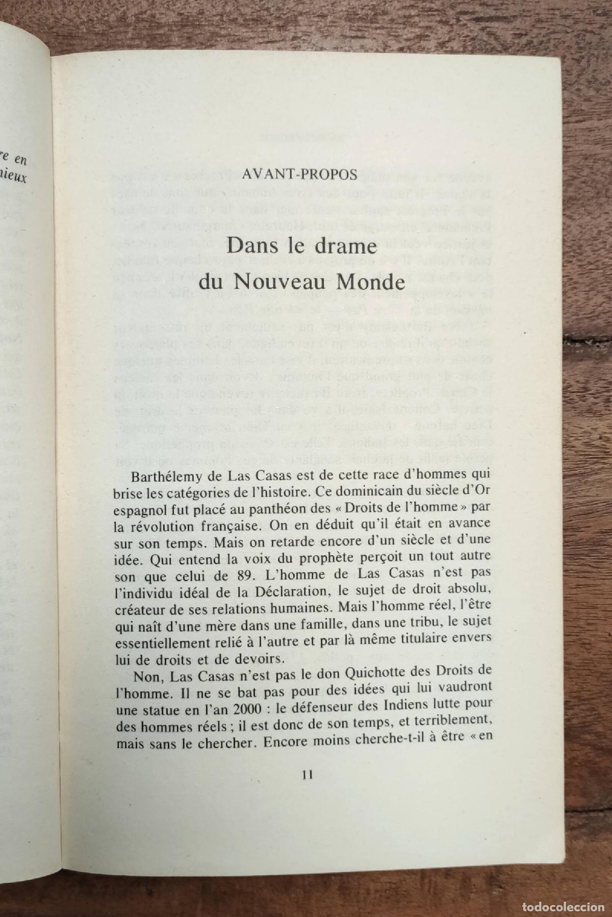Libros de segunda mano: BARTOLOM&Eacute; DE LAS CASAS. ANDR&Eacute;-VICENT, I. Librairie Jules Tallandier. 1980. - Foto 3