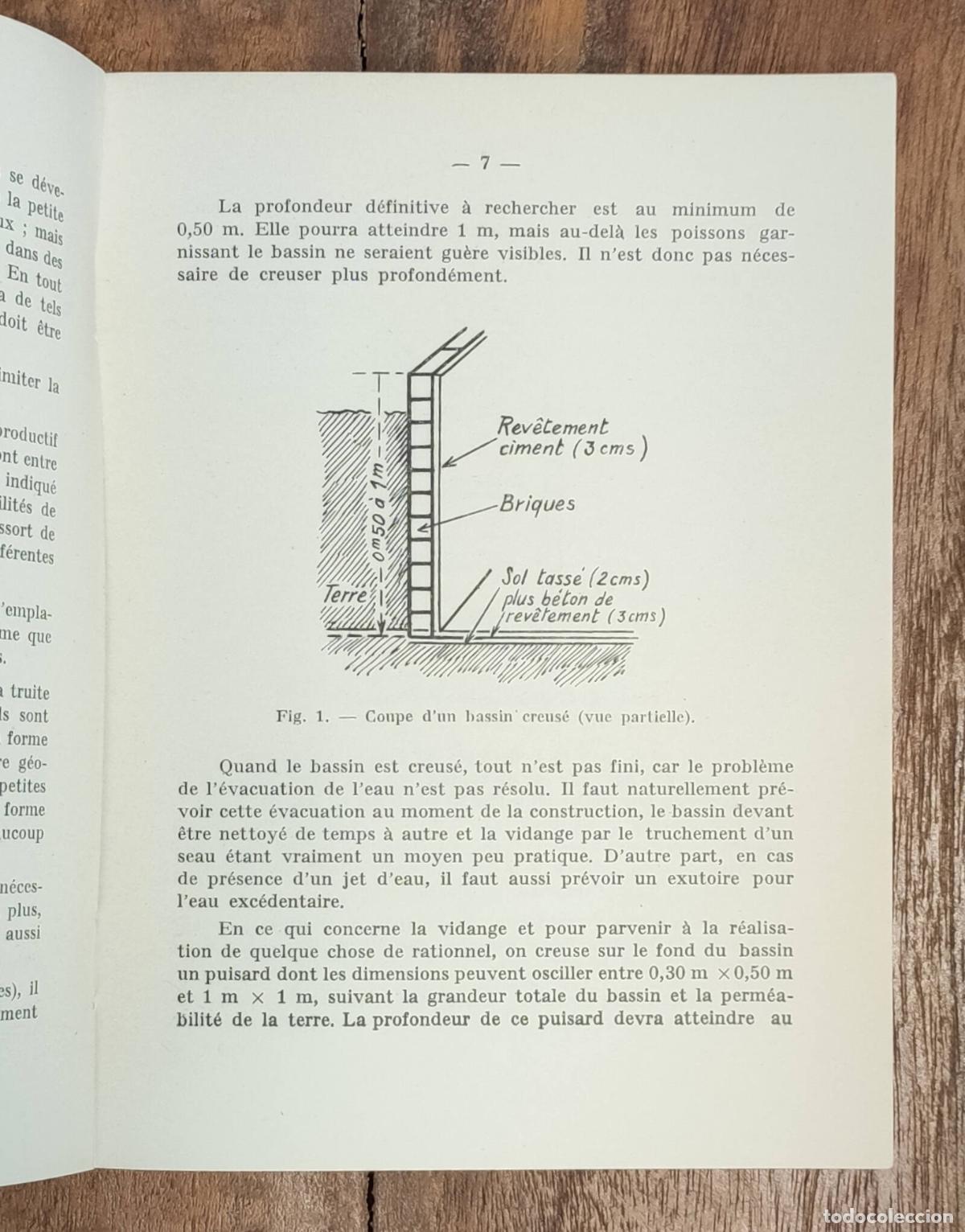 Libros de segunda mano: ELEVAGE MODERNE DE LA TRUITE. POLLET, Michel. Bornemann. 1960. - Foto 3