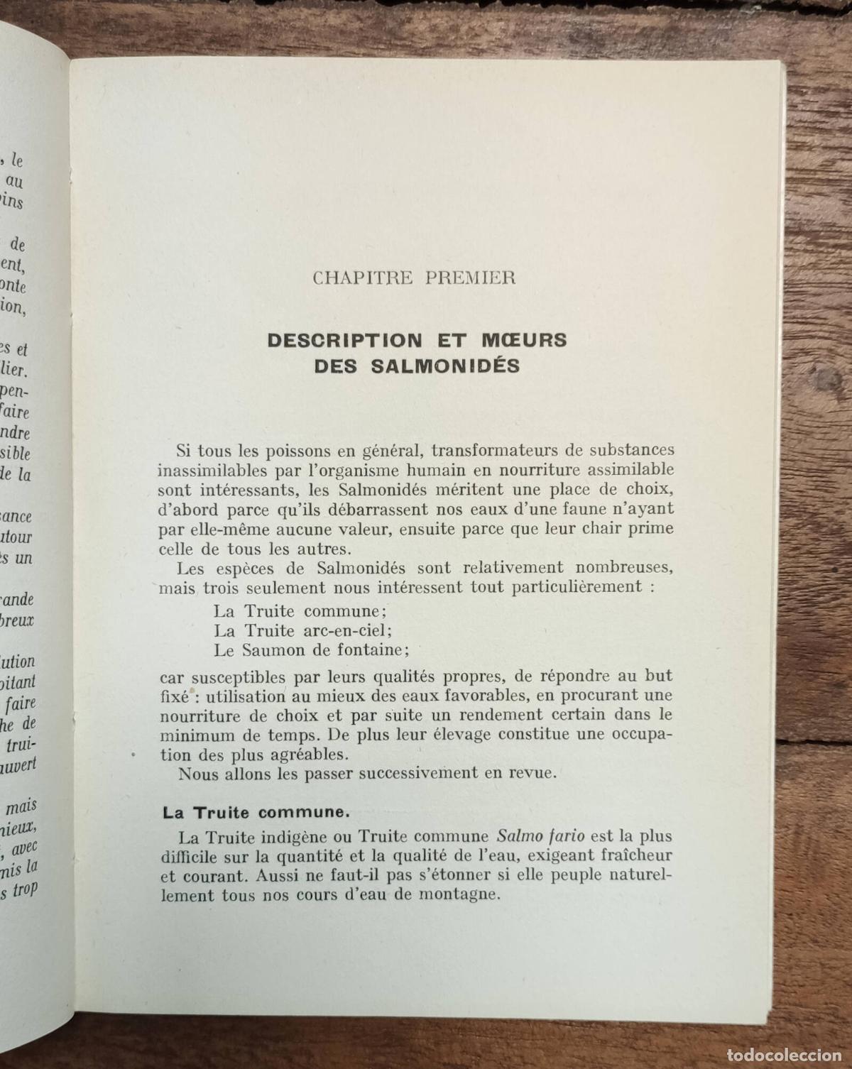 Libros de segunda mano: SALMONICULTURE PRATIQUE. NARD, J. La Maison Rustique. 1960. - Foto 3
