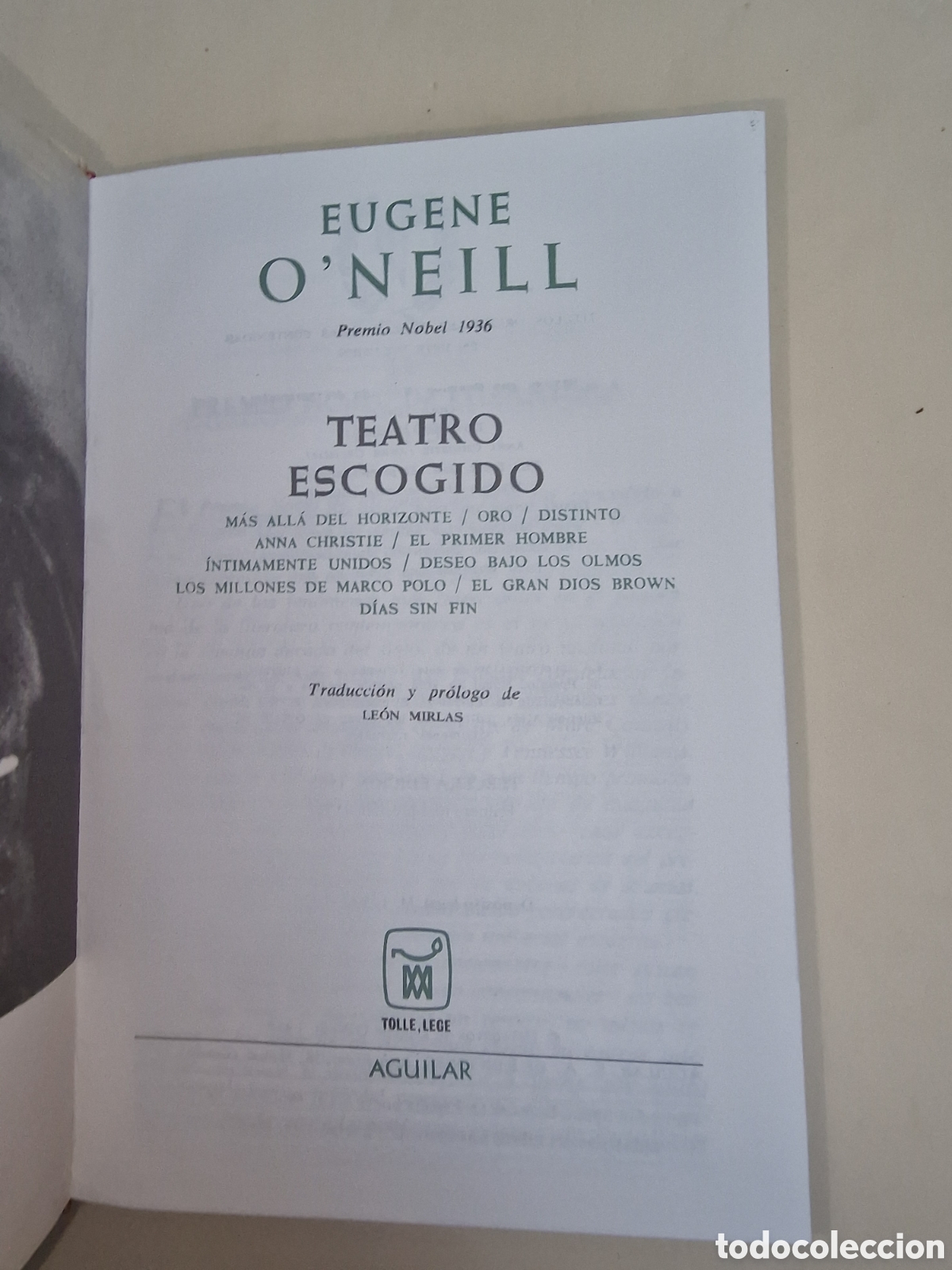 Libros de segunda mano: Eugene ONeill, Teatro Escogido - Foto 2