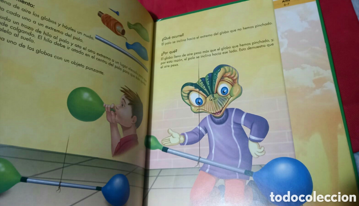 Libros de segunda mano: Experimentos con aire, mundo m&aacute;gico , servilibro - Foto 2