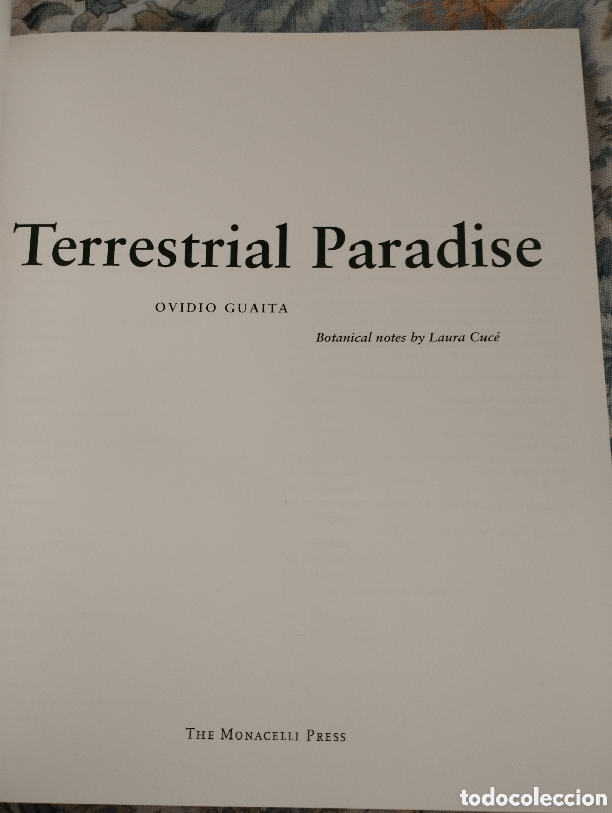 Libros de segunda mano: TERRESTRIAL PARADISE (OVIDIO GUAITA) - Foto 2