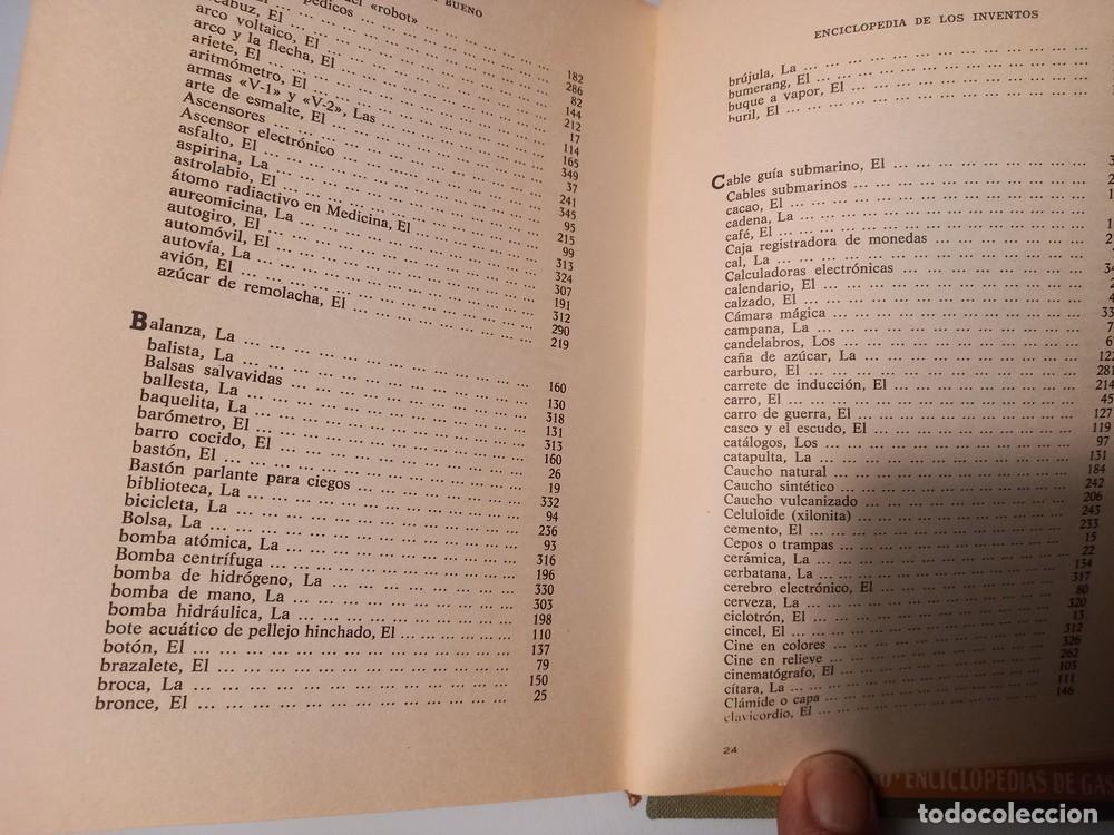 Libros de segunda mano: ENCICLOPEDIA DE LOS INVENTOS. Gass&oacute; Hermanos, 1968 - Foto 8