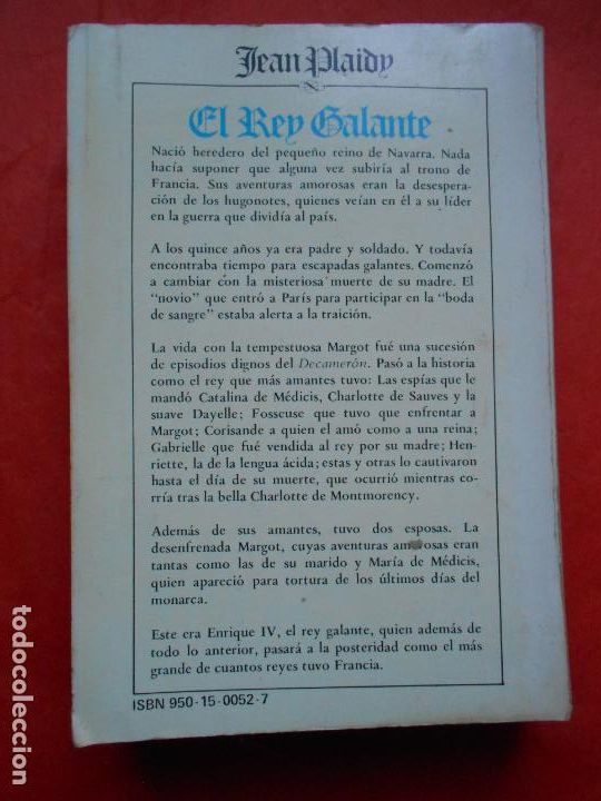 Libros de segunda mano: EL REY GALANTE JEAN PLAIDY - Foto 2