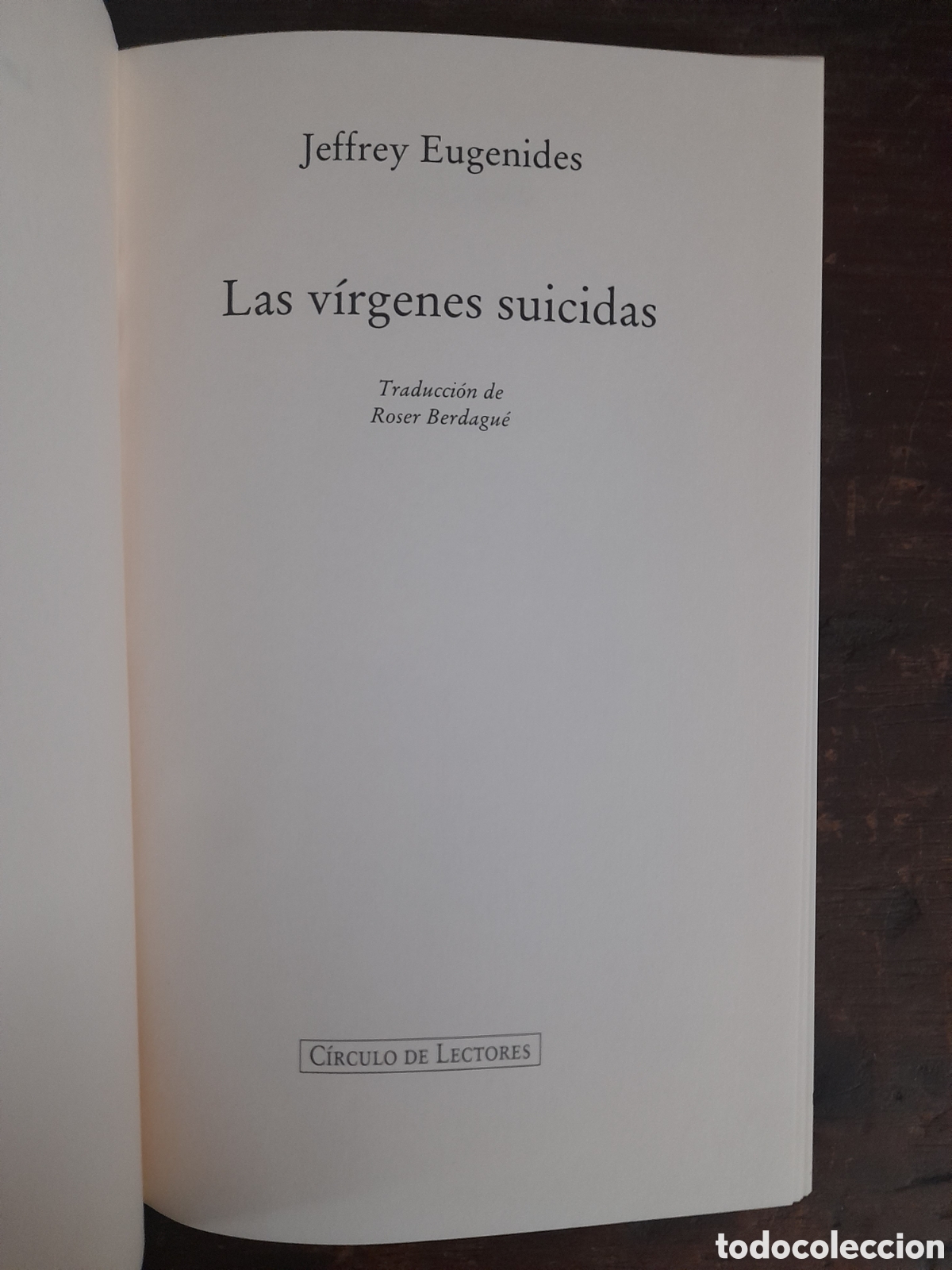 Libros de segunda mano: Las V&iacute;rgenes Suicidas, Jeffrey Eugenides 1973 - Foto 3