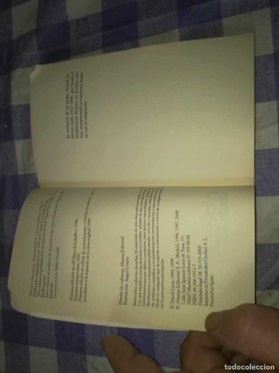 Libros de segunda mano: POSTMODERNIDAD / DAVID LYON / EVA 043 / ALIANZA - Foto 7