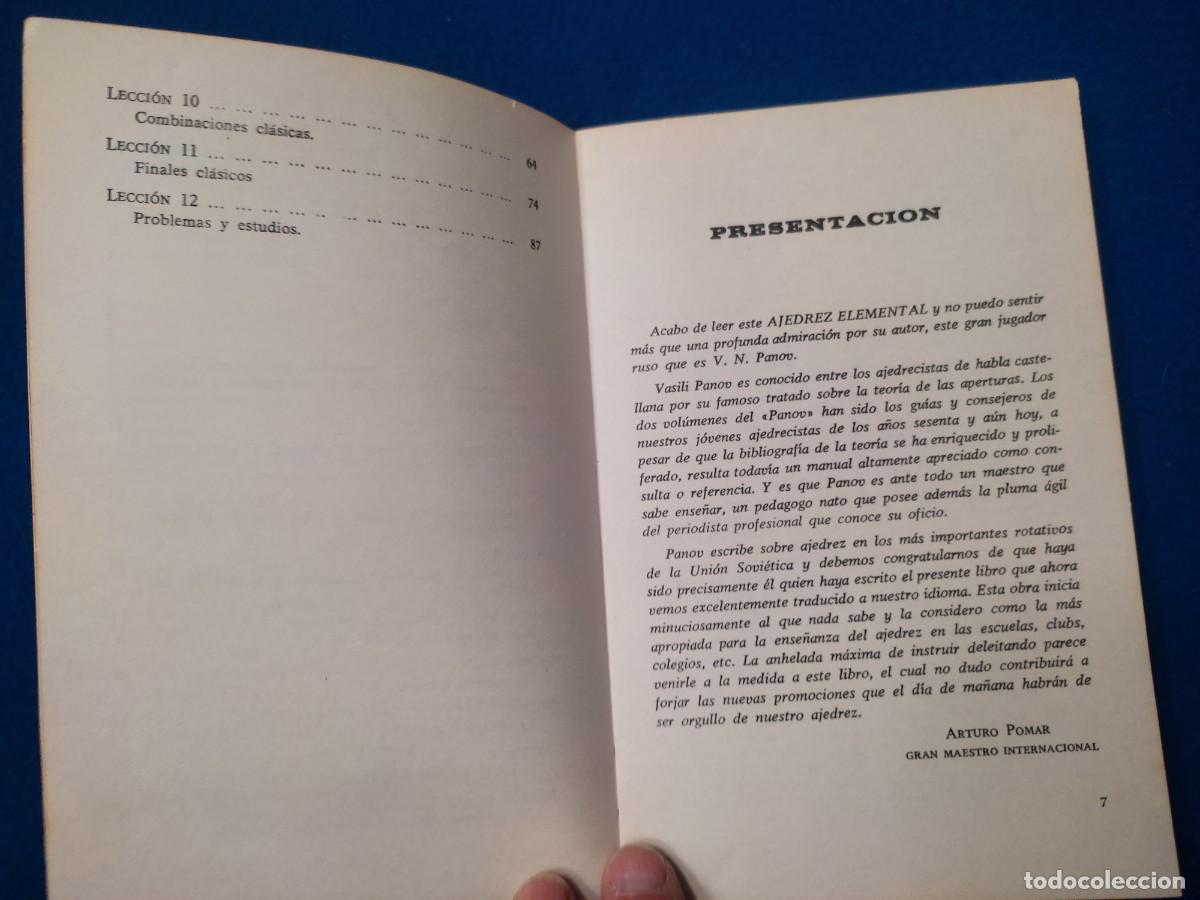 Libros de segunda mano: Ajedrez Elemental V. N. Panov Ediciones Martinez Roca 1973 Colecci&oacute;n Escaques - Foto 7