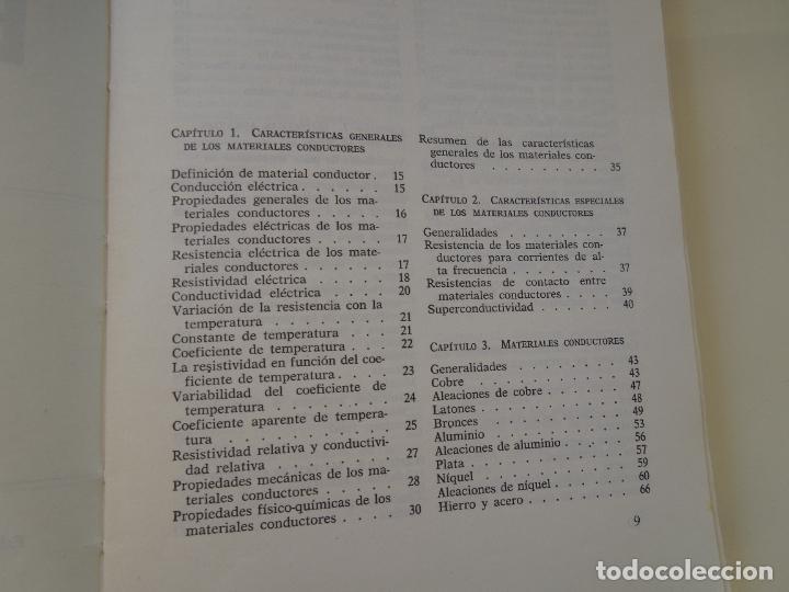 Libros de segunda mano: MATERIALES ELECTRO-T&Eacute;CNICOS - J. RAM&Iacute;REZ V&Aacute;ZQUEZ - EDICIONES CEAC 1980. - Foto 6