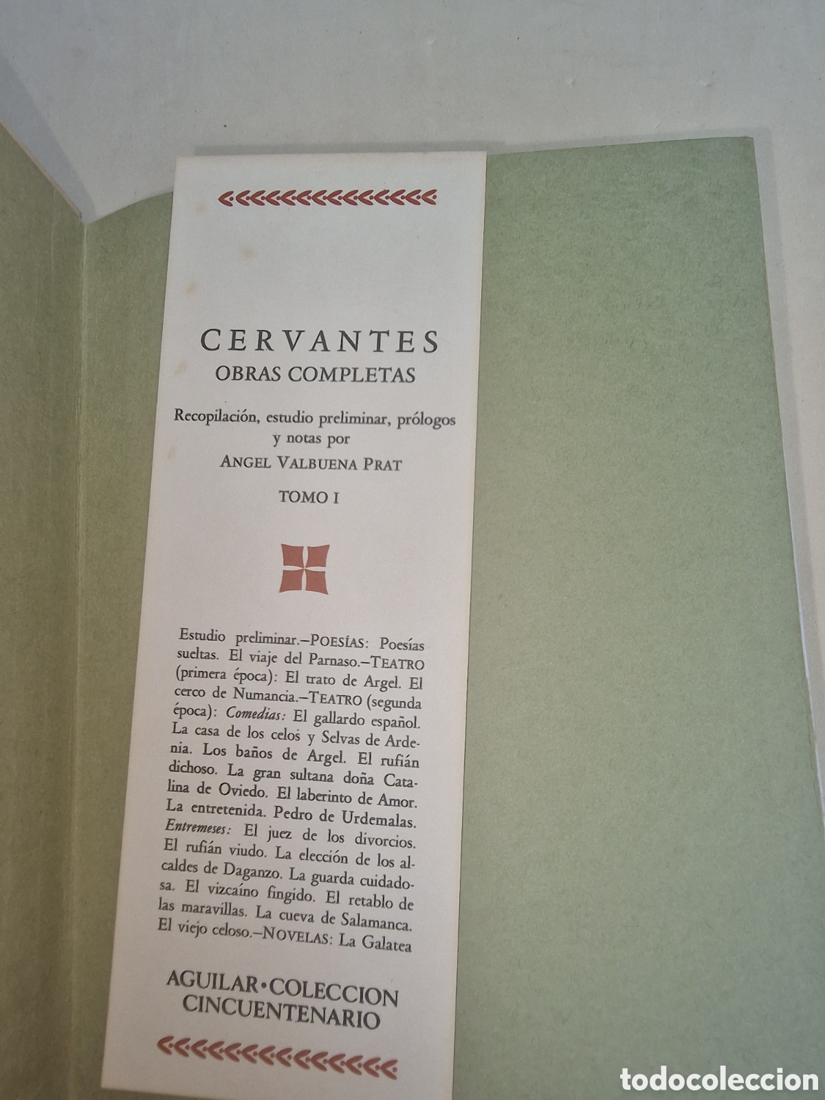 Libros de segunda mano: Miguel de Cervantes, Obras Completas I - Foto 3