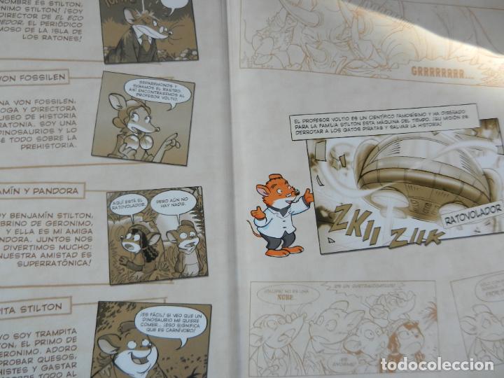 Libros de segunda mano: GERONIMO STILTON - DINOSAURIOS EN ACCION -PLANETA JUNIOR 2011 - PASTAS DURAS - Foto 5