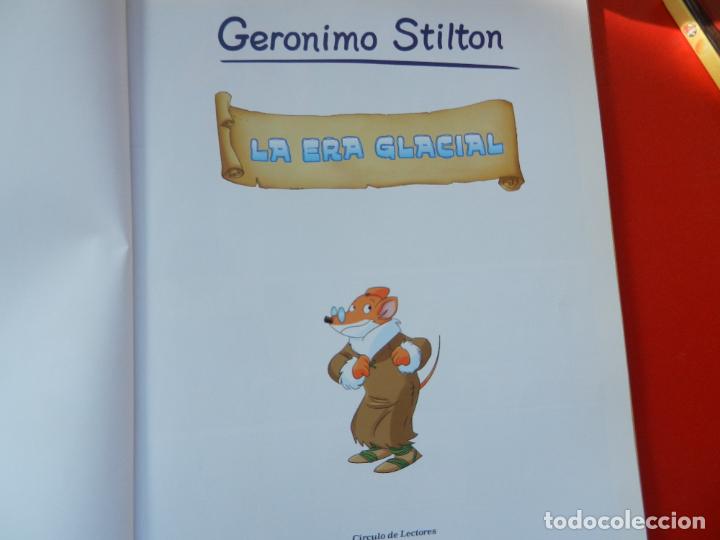 Libros de segunda mano: GERONIMO STILTON - LA ERA GLACIAL -PLANETA JUNIOR 2011 - PASTAS DURAS - Foto 4