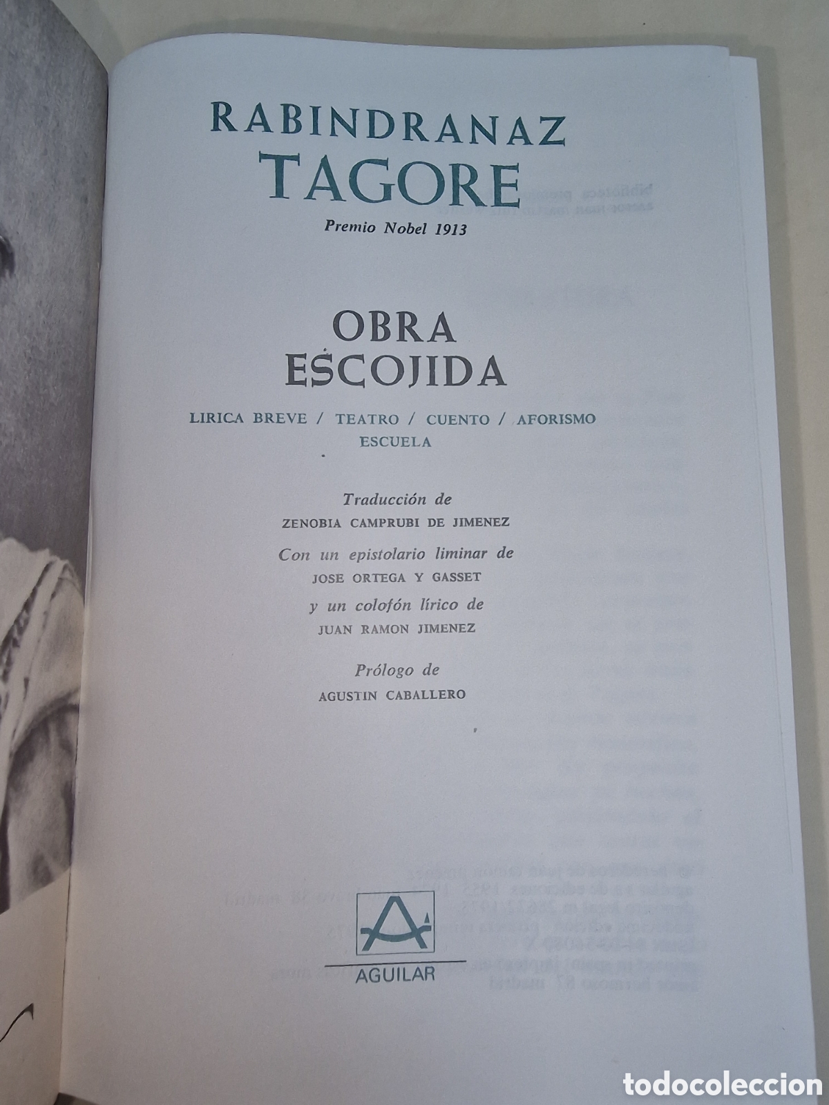 Libros de segunda mano: Tagore, Obra Escogida - Foto 7