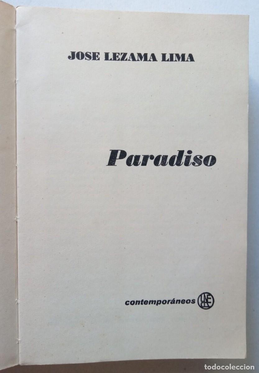 Libros de segunda mano: Lezama Lima, Jos&eacute; - Paradiso - Ediciones Uni&oacute;n - Primera Edici&oacute;n - (1966) - Foto 3