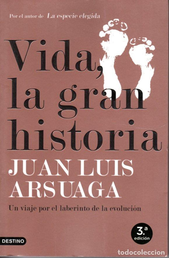 Libros de segunda mano: VIDA, LA GRAN HISTORIA - JUAN LUIS ARSUAGA - Foto 1
