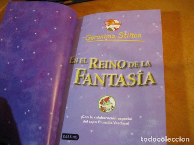 Libros de segunda mano: GERONIMO STILTON - EN EL REINO DE LA FANTASIA - Foto 4