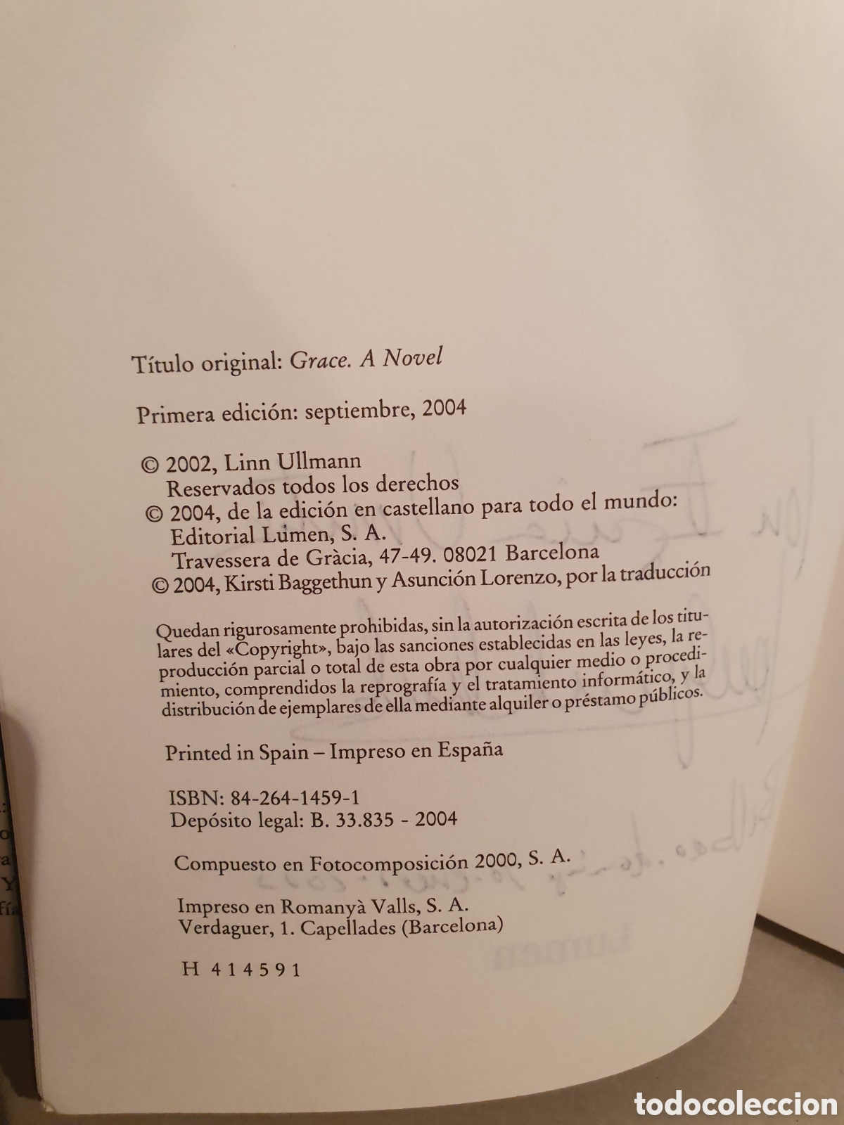 Libros de segunda mano: HASTA QUE AMANEZCA. LINN ULLMANN. LUMEN 2004. - Foto 4