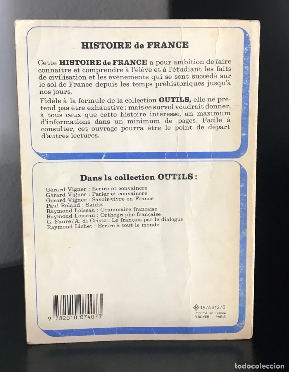 Libros de segunda mano: Histoire de France de Jean Mathiex - Foto 2