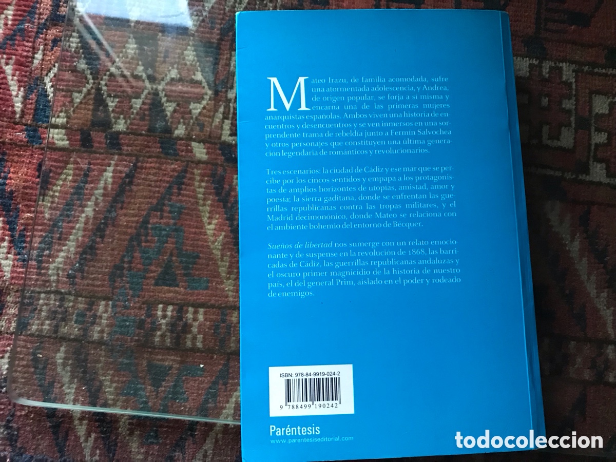 Libros de segunda mano: Sue&ntilde;os de libertad. Carlos Algora. Par&eacute;ntesis 2009. - Foto 3