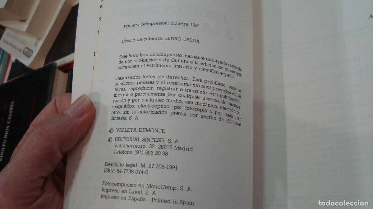 Libros de segunda mano: TEOR&Iacute;A SINT&Aacute;CTICA: De las estructuras a la Recci&oacute;n VIOLETA DEMONTE - Foto 2