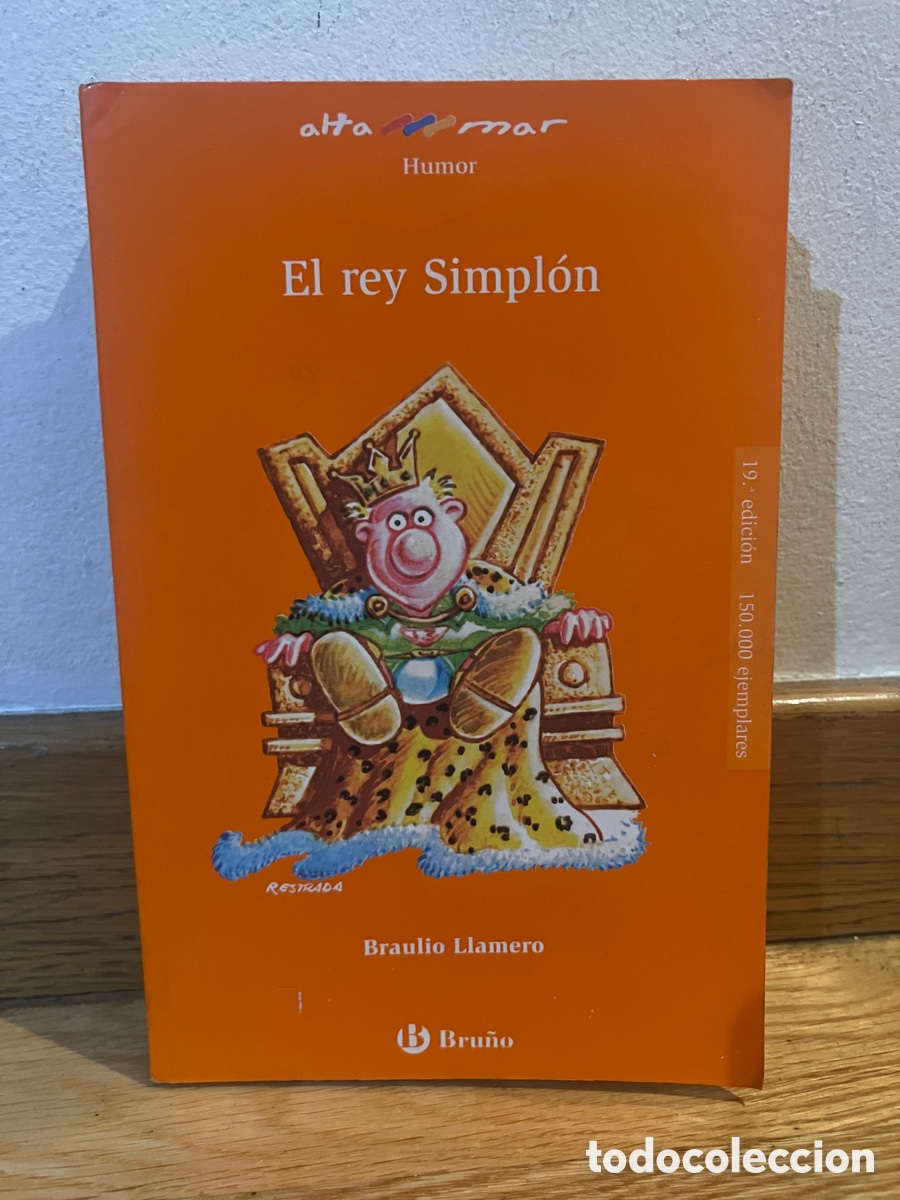 Libros de segunda mano: El rey Simpl&oacute;n Braulio Llamero - Foto 1
