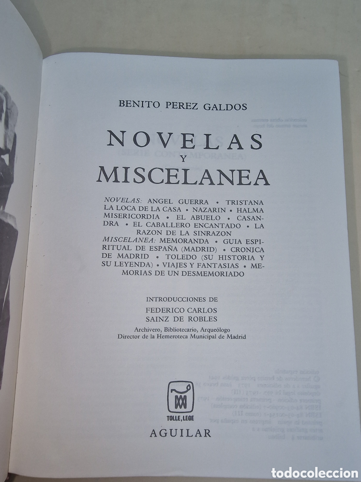 Libros de segunda mano: Perez Galdos, Obras Completas - Foto 3